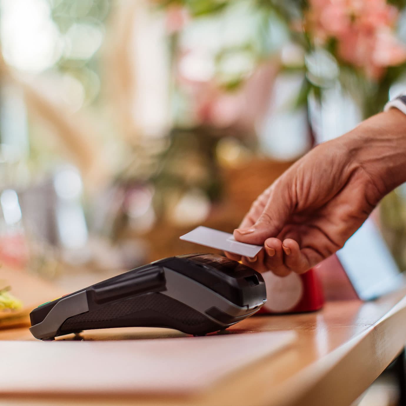 Contactless payment via card terminal